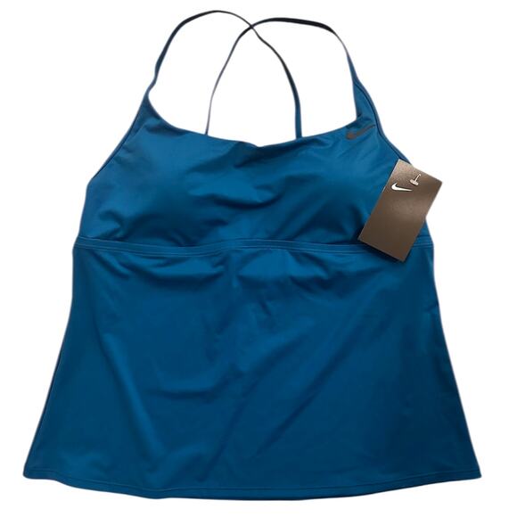 NiKE NWT Blue Tankini Swimsuit Top – Large - Picture 1 of 6